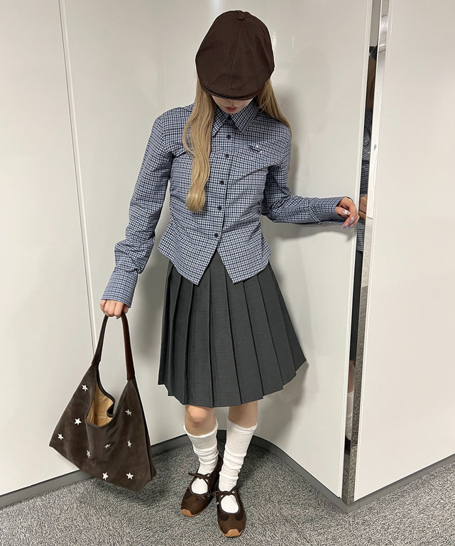 ブルー モデル：160㎝ F着用