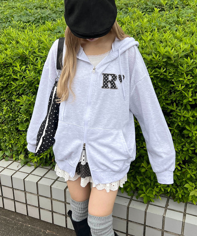 杢グレー モデル：160㎝ F着用
