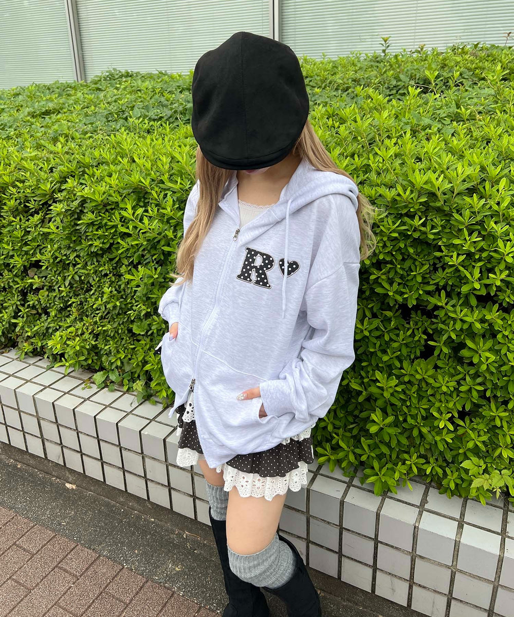 杢グレー モデル：160㎝ F着用