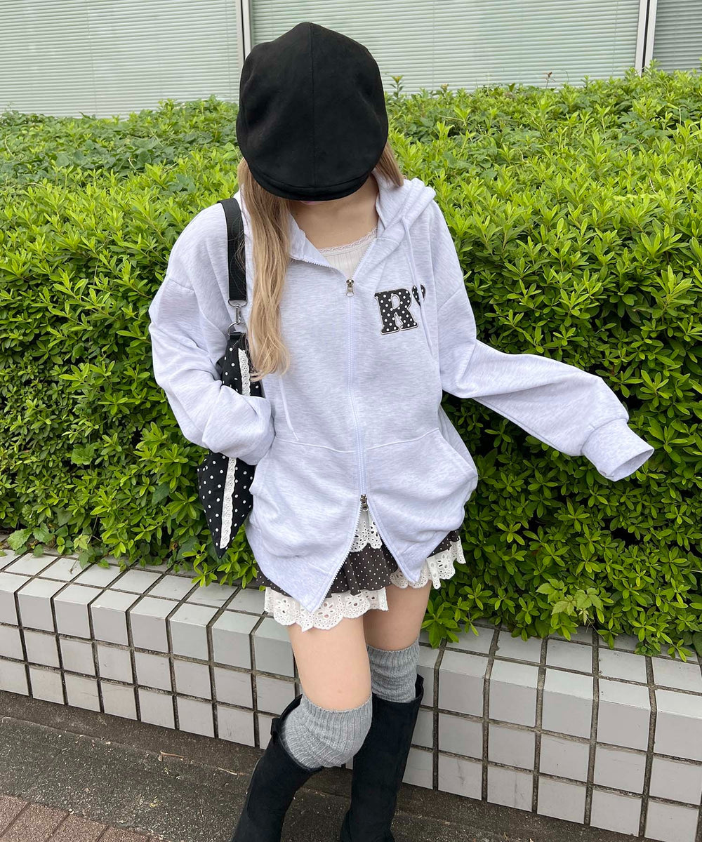 杢グレー モデル：160㎝ F着用