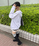 杢グレー モデル：160㎝ F着用