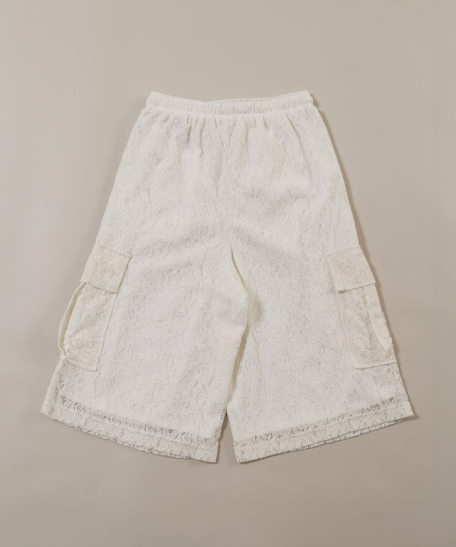 レースカーゴハーフパンツ