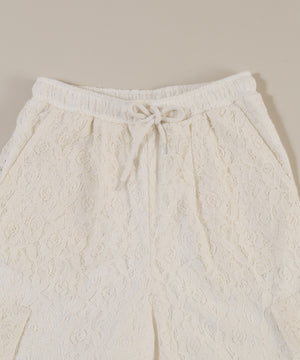 レースカーゴハーフパンツ