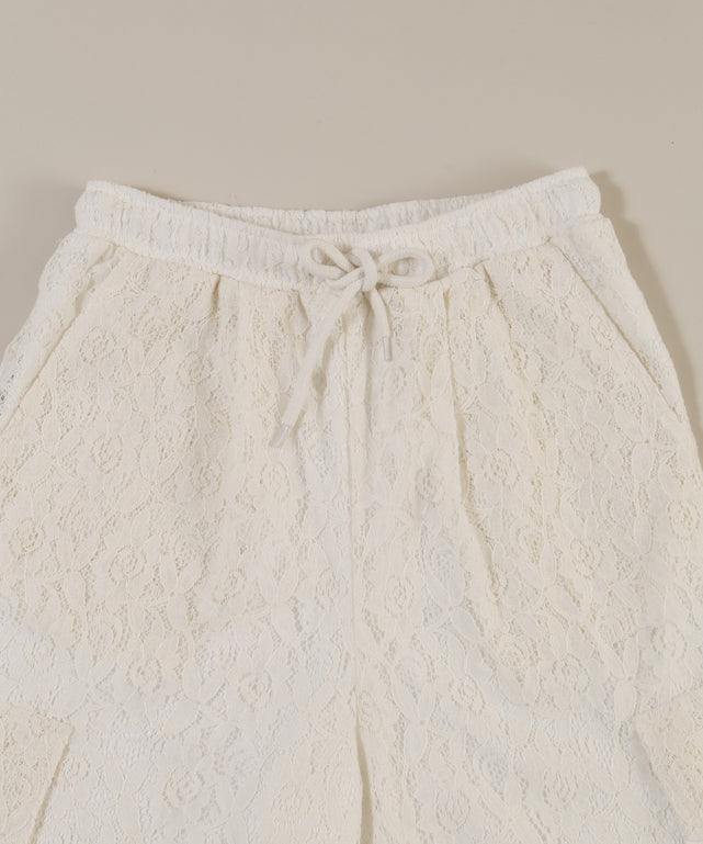 レースカーゴハーフパンツ