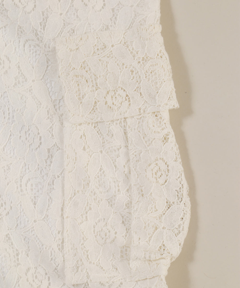 レースカーゴハーフパンツ