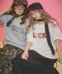 パッチワークロゴビッグTシャツ