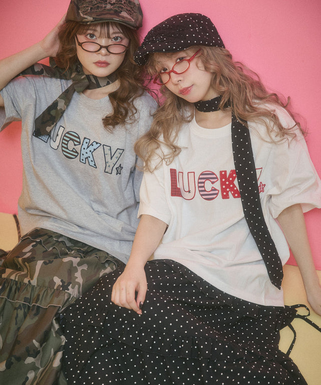 パッチワークロゴビッグTシャツ/パッチワークロゴビッグTシャツ