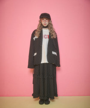 ホワイト モデル：160㎝ F着用