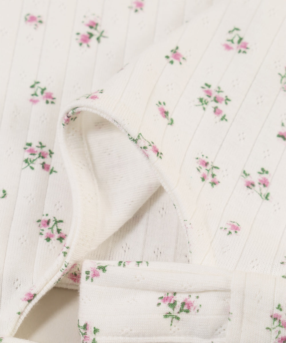 リトルフラワーWリボンTシャツ