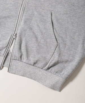 ドットパッチワークジップパーカー