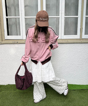 ピンク モデル：160㎝ F着用