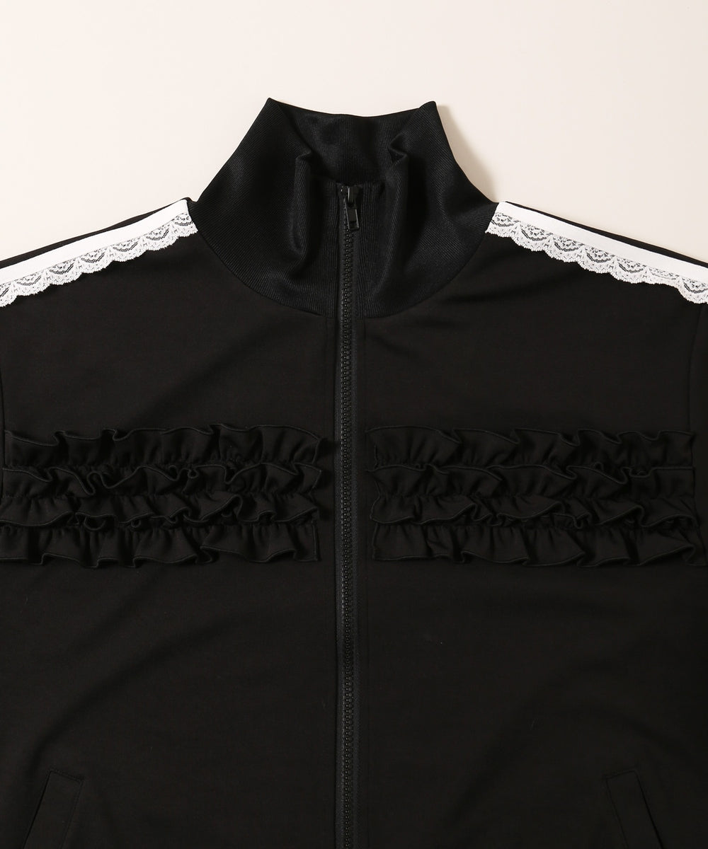 フリルギャザートラックジャケット