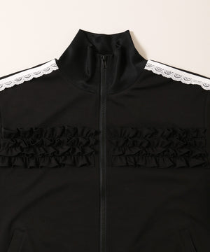 フリルギャザートラックジャケット
