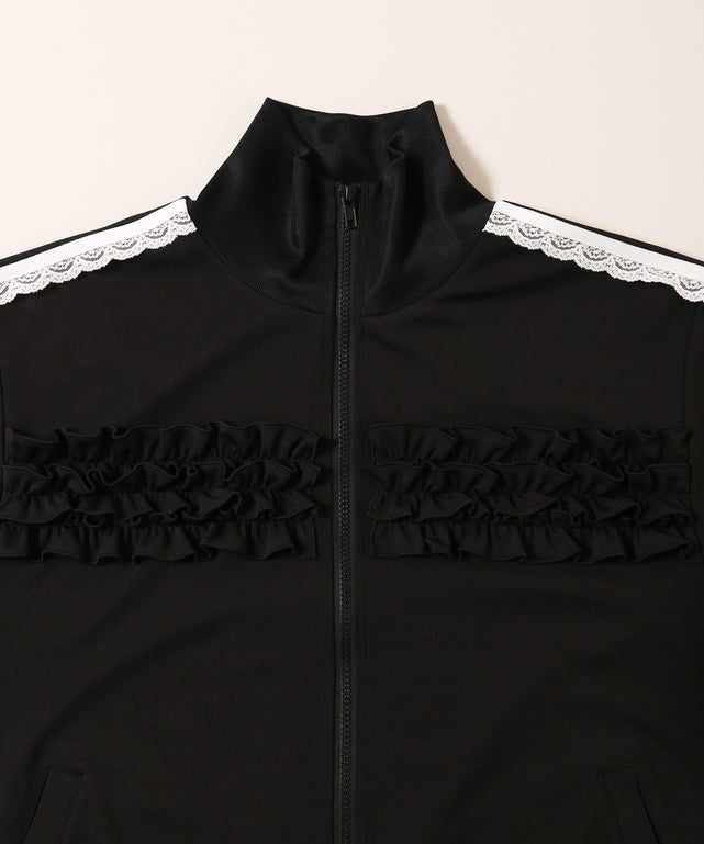 フリルギャザートラックジャケット