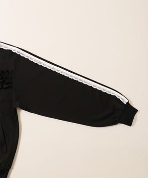 フリルギャザートラックジャケット