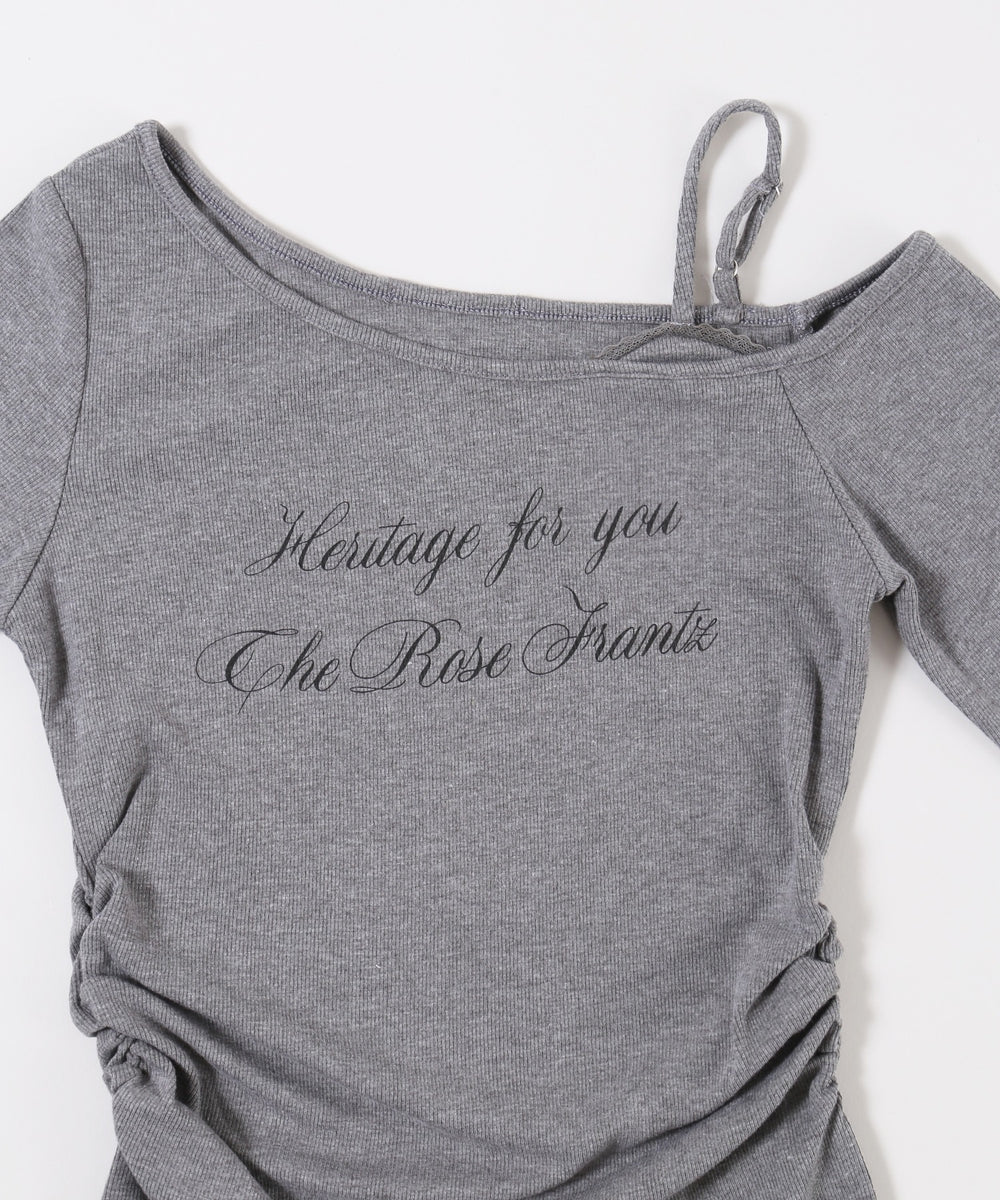 メッセージワンショルロンT