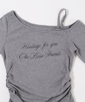 メッセージワンショルロンT