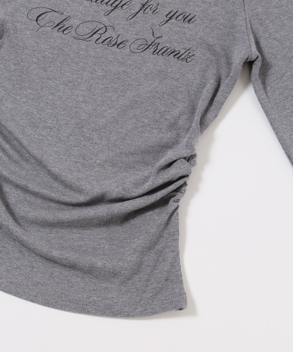 メッセージワンショルロンT