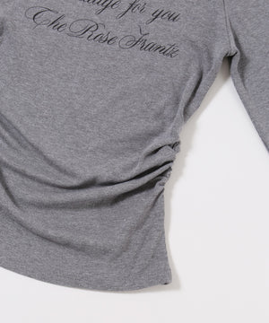 メッセージワンショルロンT