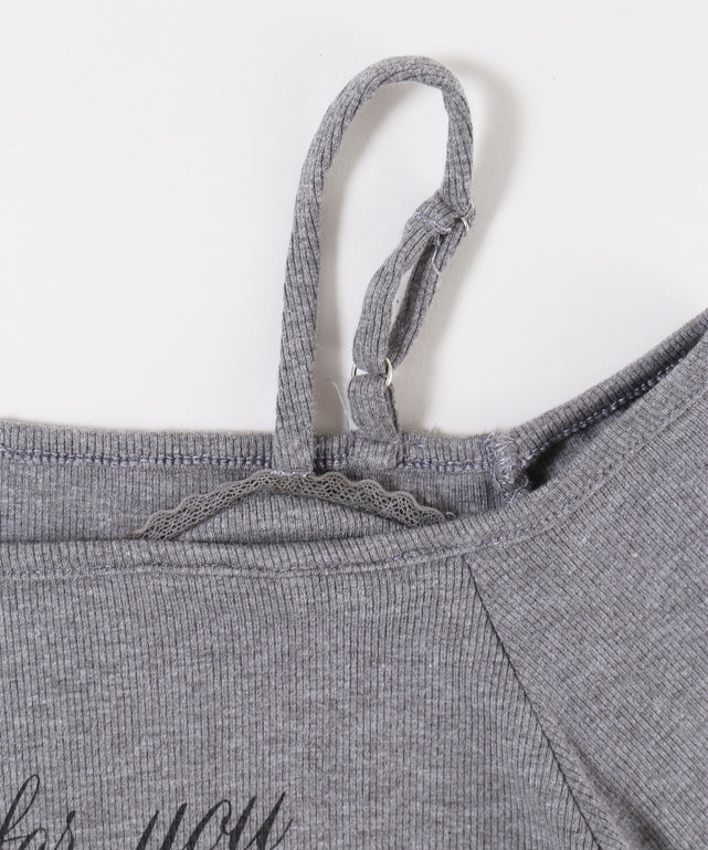 メッセージワンショルロンT