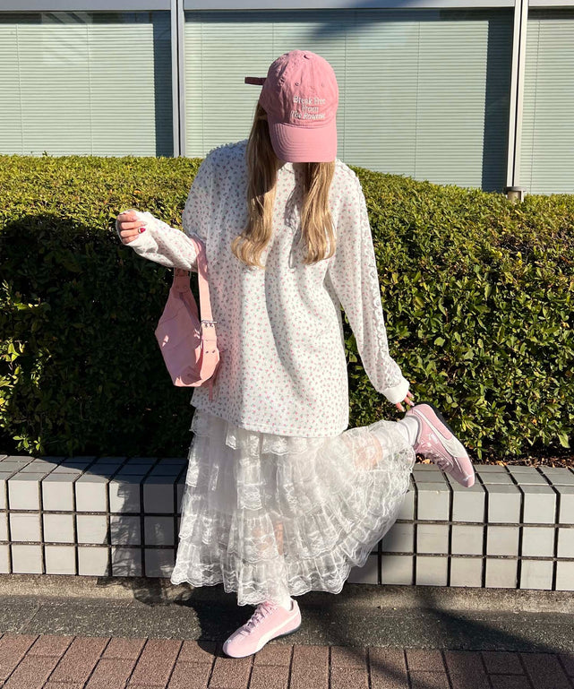 ピンク モデル：160㎝ F着用