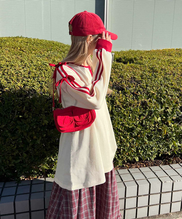 ホワイトアイボリー モデル：160㎝ F着用