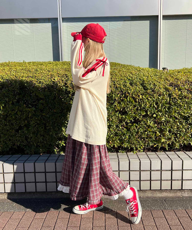 ホワイトアイボリー モデル：160㎝ F着用