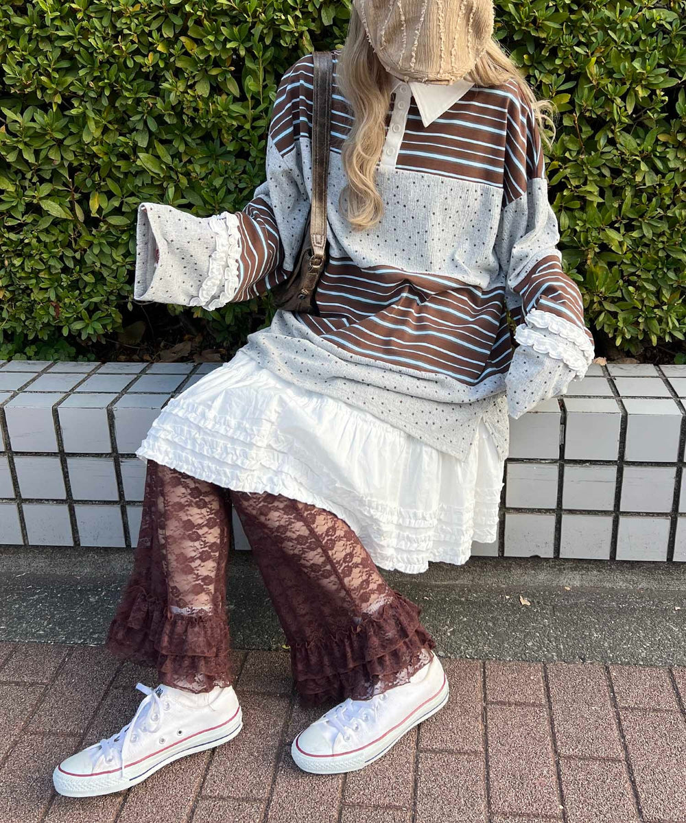 ブラウン モデル：160㎝ F着用