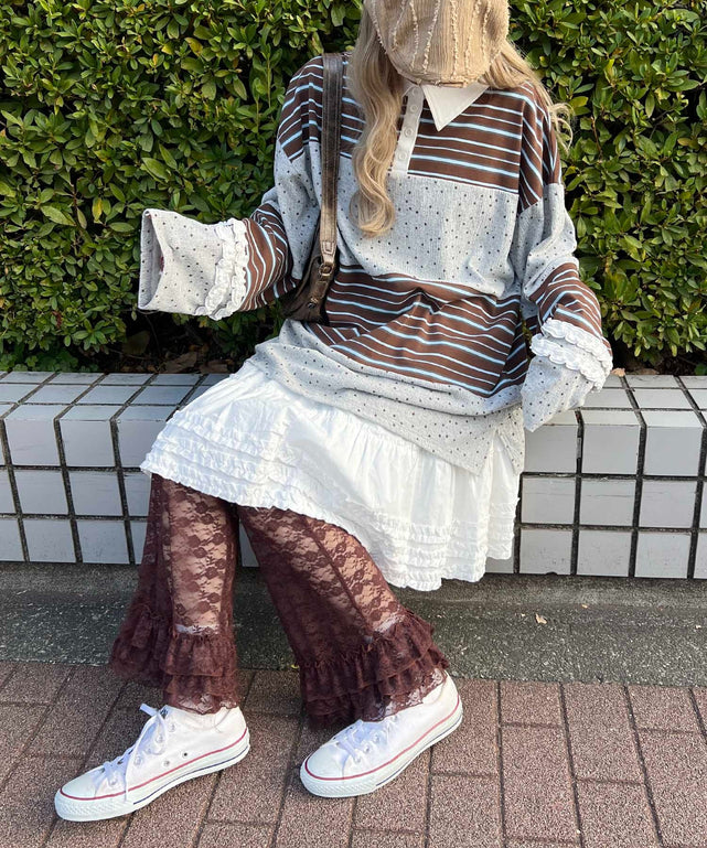 ブラウン モデル：160㎝ F着用