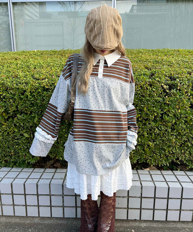 ブラウン モデル：160㎝ F着用