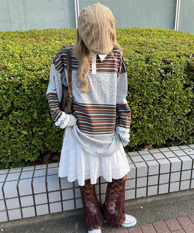 ブラウン モデル：160㎝ F着用