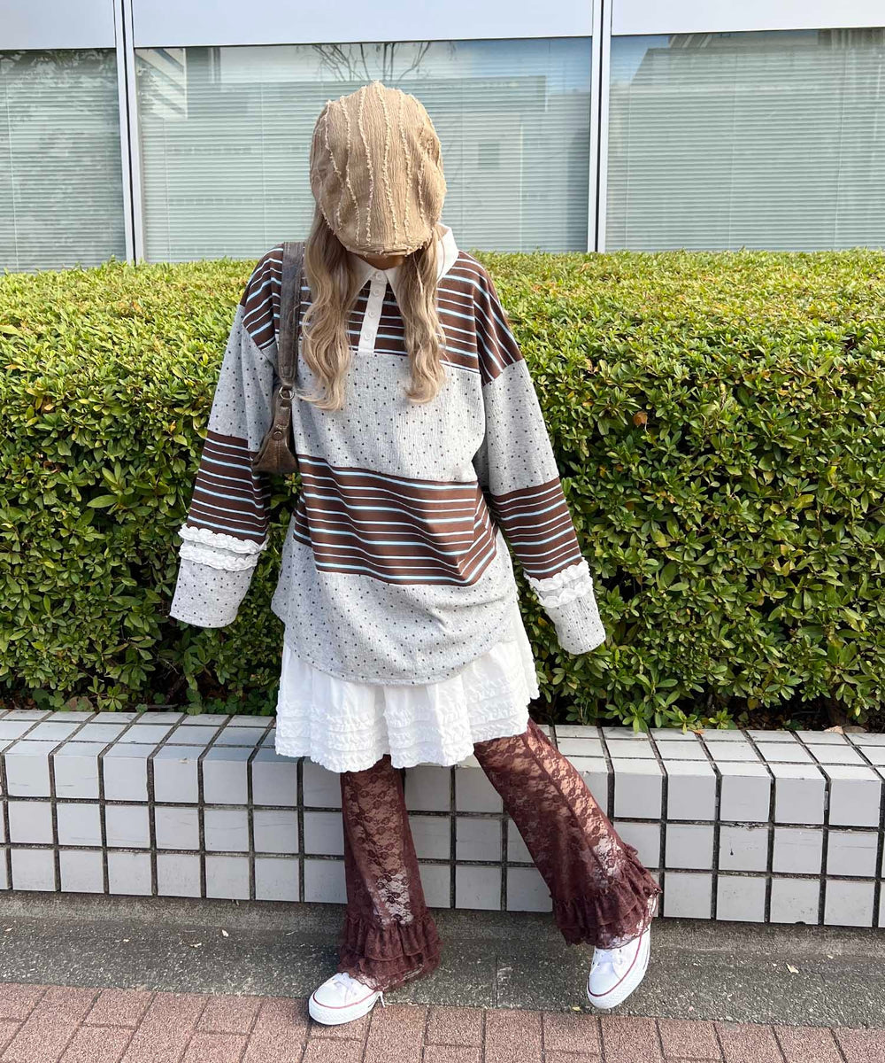 ブラウン モデル：160㎝ F着用