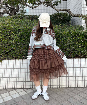 ブラウン モデル：155㎝ F着用