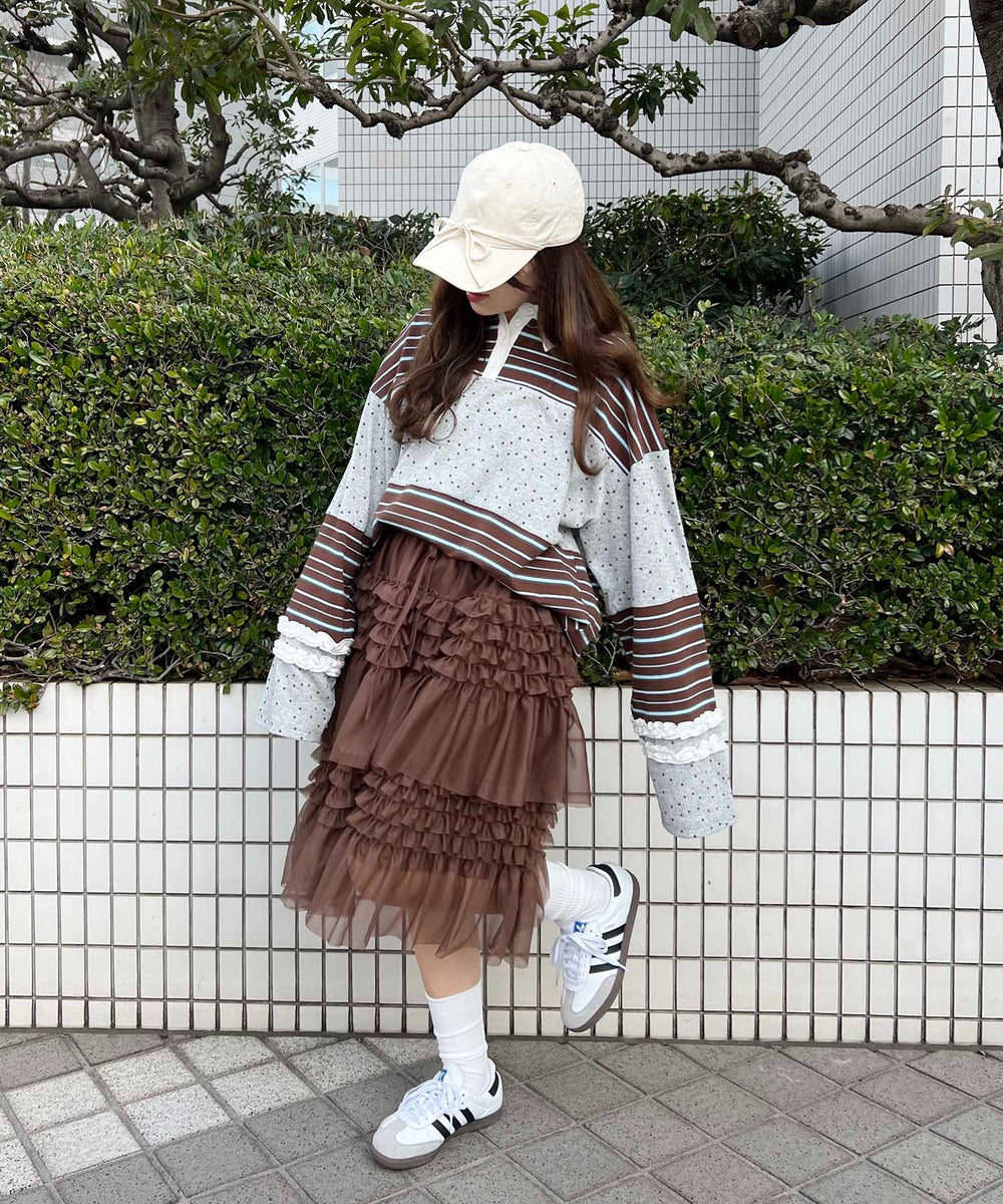 ブラウン モデル：155㎝ F着用