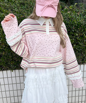 ピンク モデル：160㎝ F着用