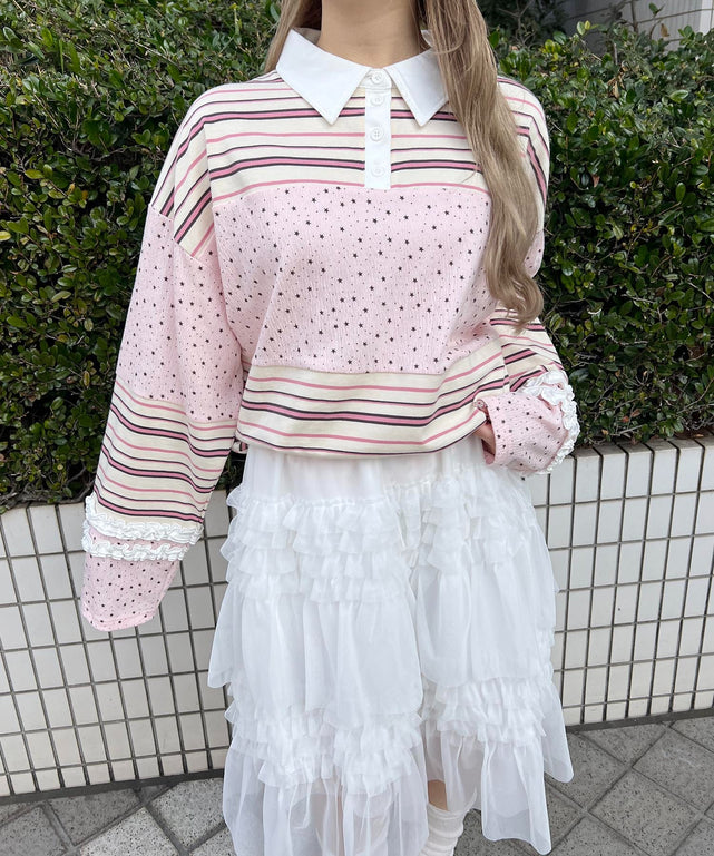 ピンク モデル：160㎝ F着用