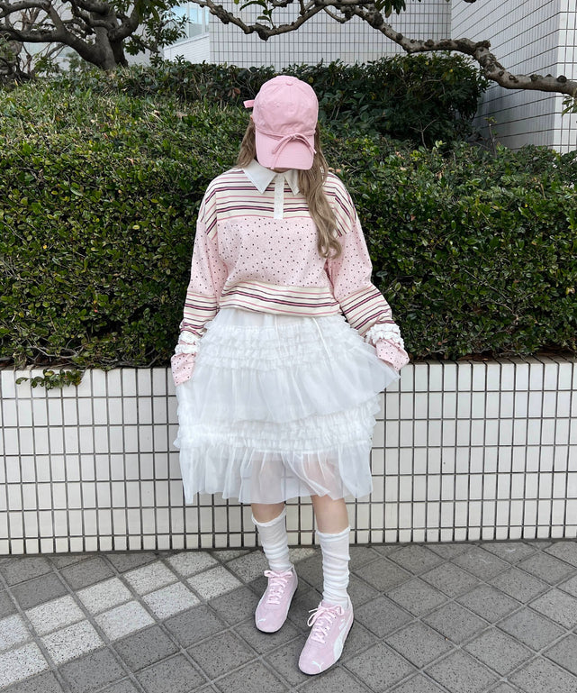 ピンク モデル：160㎝ F着用