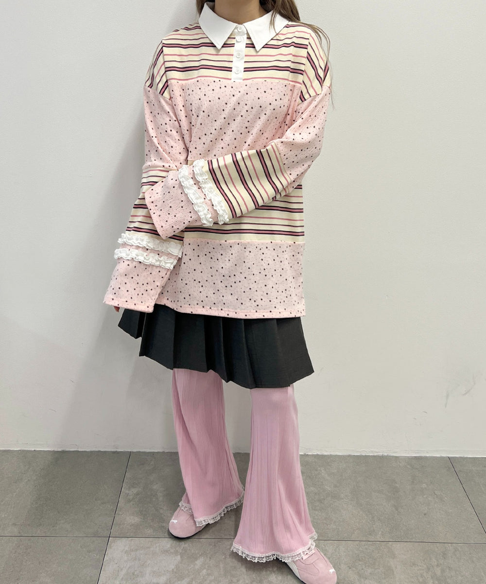 ピンク モデル：160㎝ F着用