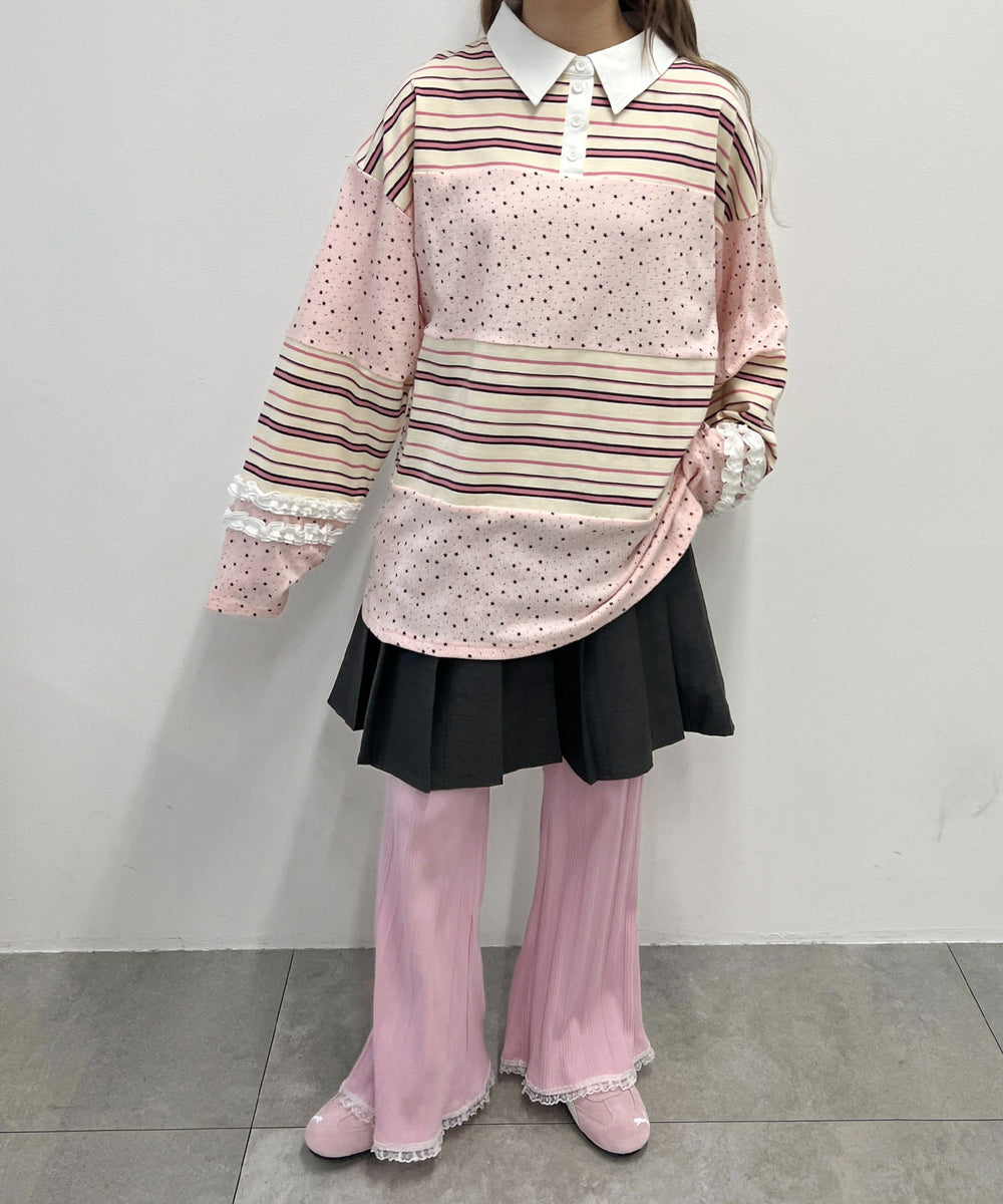 ピンク モデル：160㎝ F着用