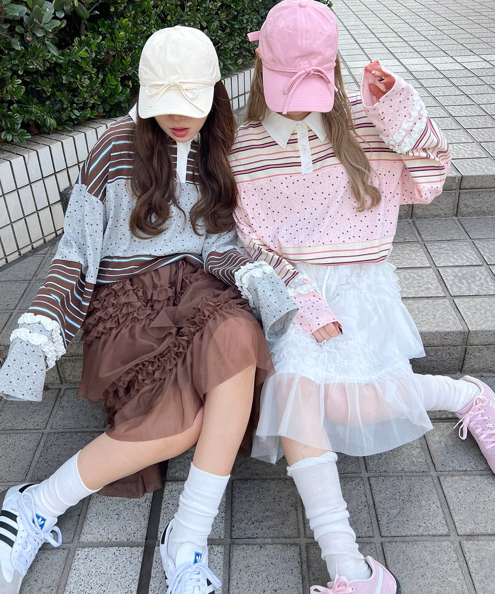 パッチワークラガーシャツ