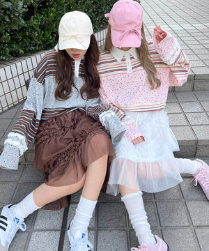 パッチワークラガーシャツ