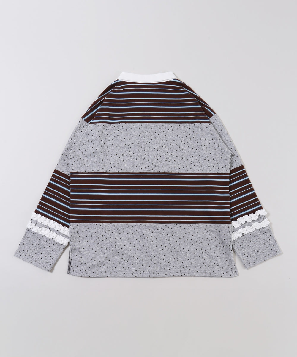 パッチワークラガーシャツ