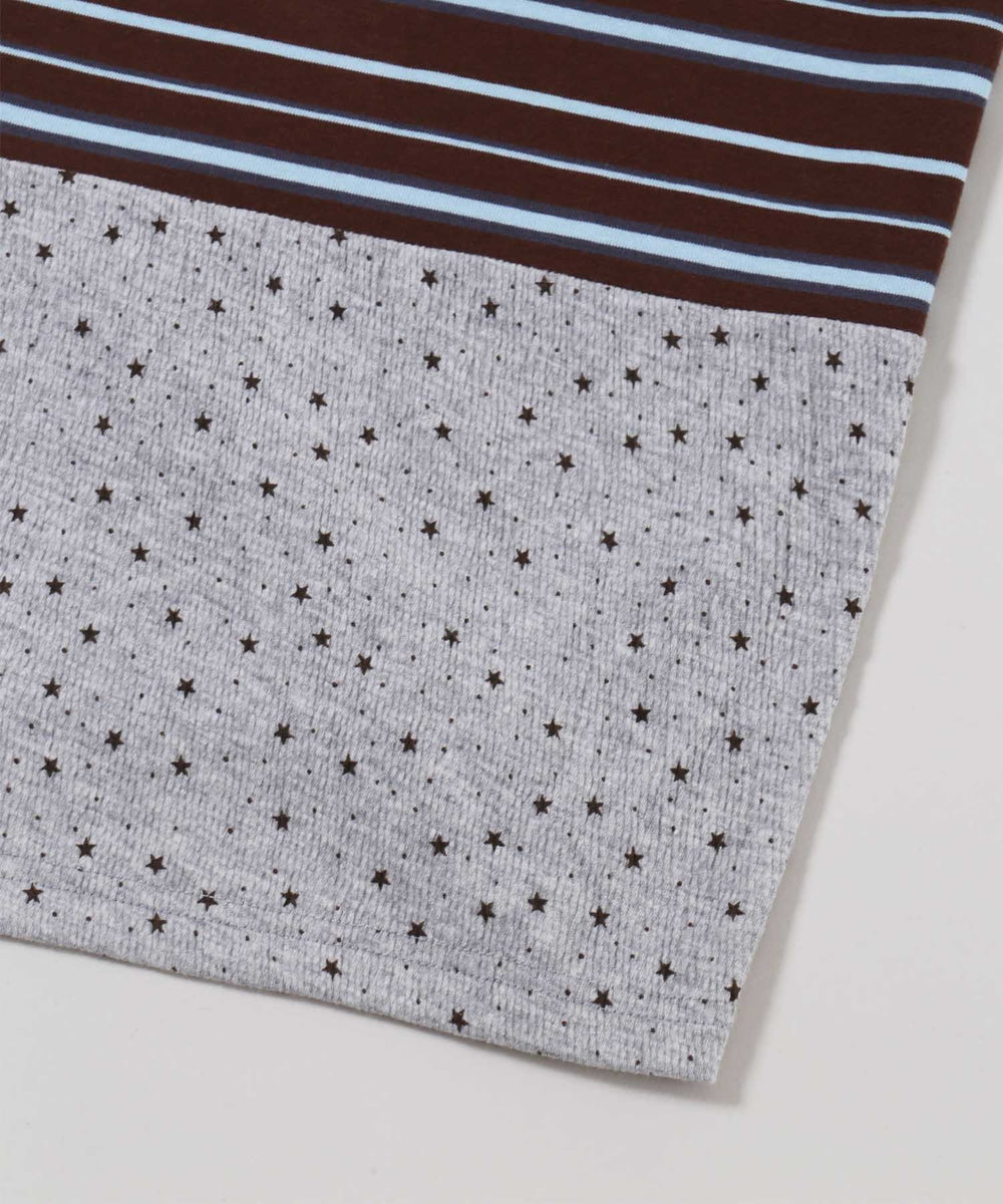 パッチワークラガーシャツ