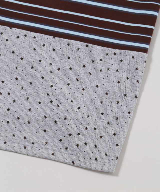 パッチワークラガーシャツ