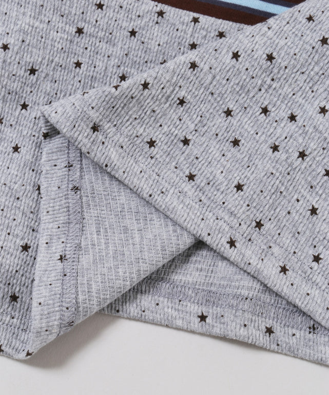 パッチワークラガーシャツ