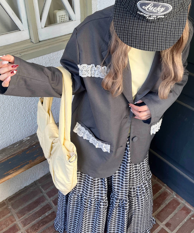 グレー モデル：160㎝ F着用