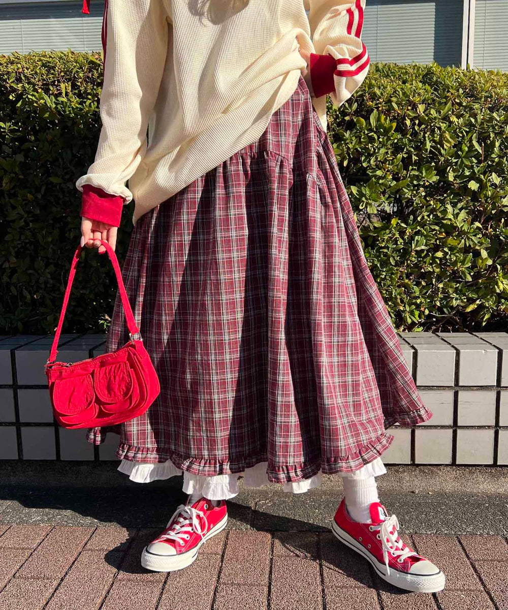 レッド モデル：160㎝ F着用