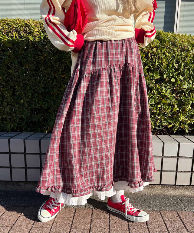 レッド モデル：160㎝ F着用