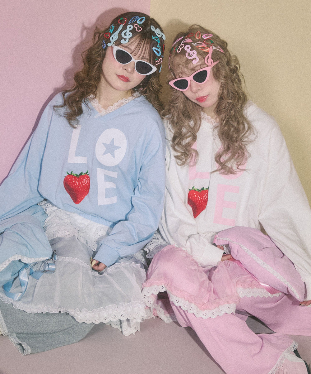 シアーレースミドルスカート