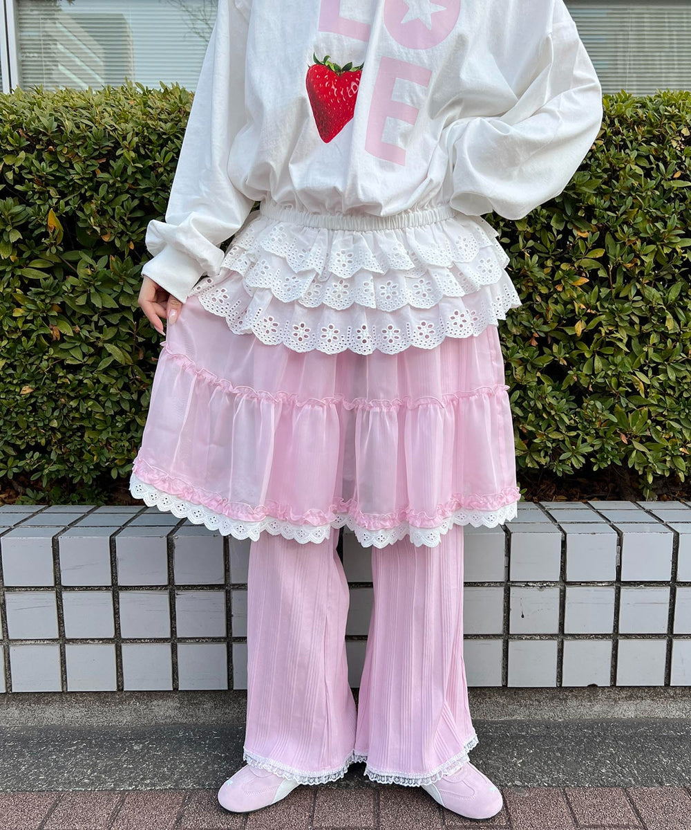 ピンク モデル：160㎝ F着用